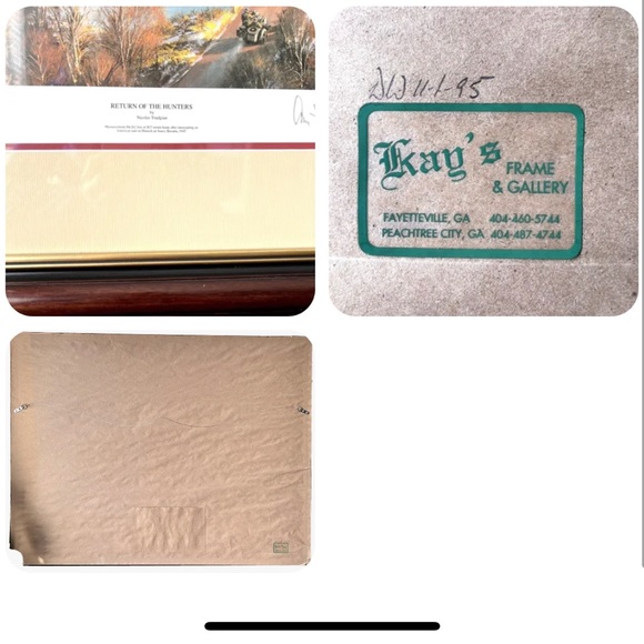 FRAMED Return of the Hunters Nicolas Trudgian autographed by Luftwaffe Jet Aces - Picture 3 of 4